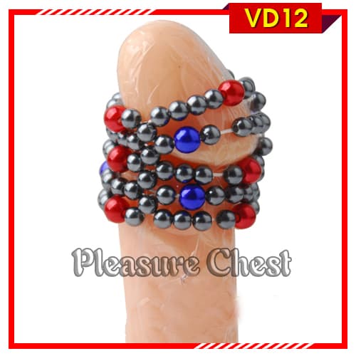 Vòng xoắn Bi-Clolor đa lớp đeo dương vật tăng khoái cảm 
