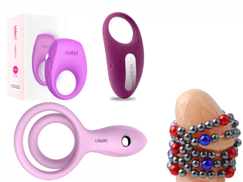 Bi-Clolor VD12 Vòng Xoắn Bi Đeo Dương Vật Nhiều Lớp Tăng Khoái Cảm