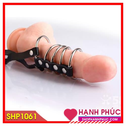 Vòng đeo dương vật tăng thời gian yêu 5 block rounds SHP1061 
