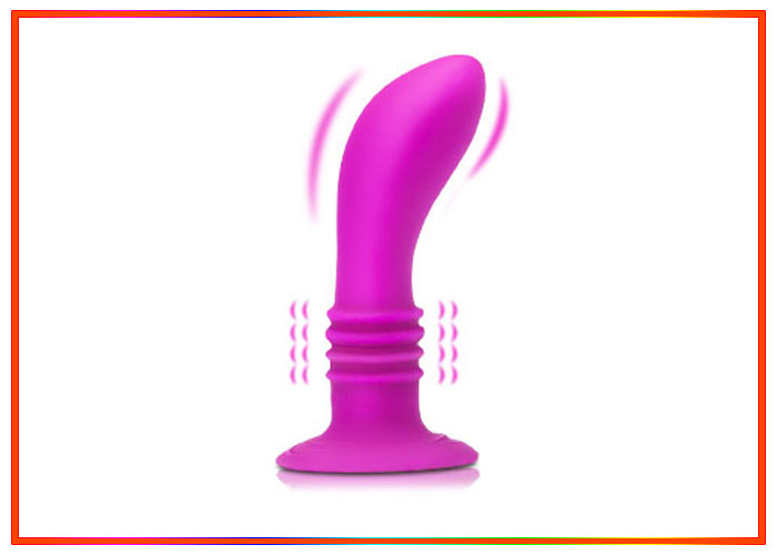 Pink Qow Dụng Cụ Kích Thích Điểm G Hồng Silicon Nhật Bản