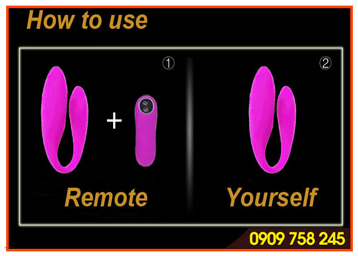 Dương Vật Giả 2 Đầu Les Rung Tê Tán Mini Kích Thích Mua