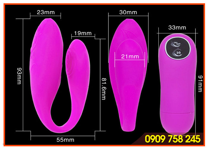 Dương Vật Giả 2 Đầu Les Rung Tê Tán Mini Kích Thích Mua