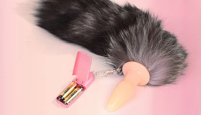 Plug đuôi sói silicon đồ chơi SM tăng hưng phấn hậu môn an toàn SHP1010