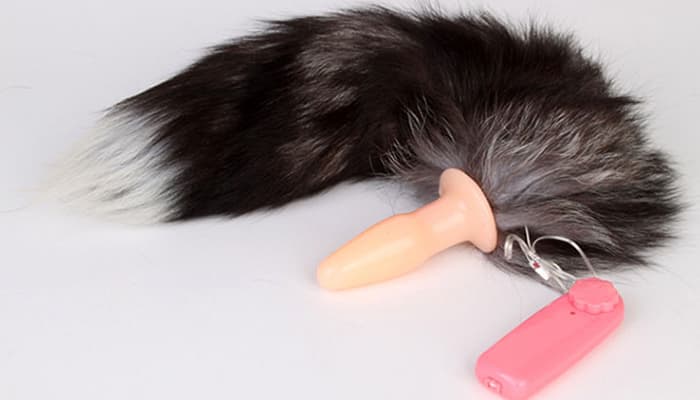 Plug đuôi sói silicon đồ chơi SM tăng hưng phấn hậu môn an toàn SHP1010