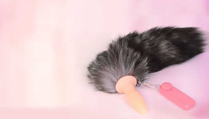 Plug đuôi sói silicon đồ chơi SM tăng hưng phấn hậu môn an toàn SHP1010