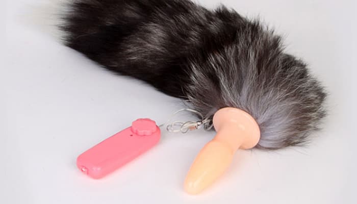 Plug đuôi sói silicon đồ chơi SM tăng hưng phấn hậu môn an toàn SHP1010