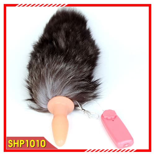 Plug đuôi sói silicon đồ chơi SM tăng hưng phấn hậu môn an toàn SHP1010 
