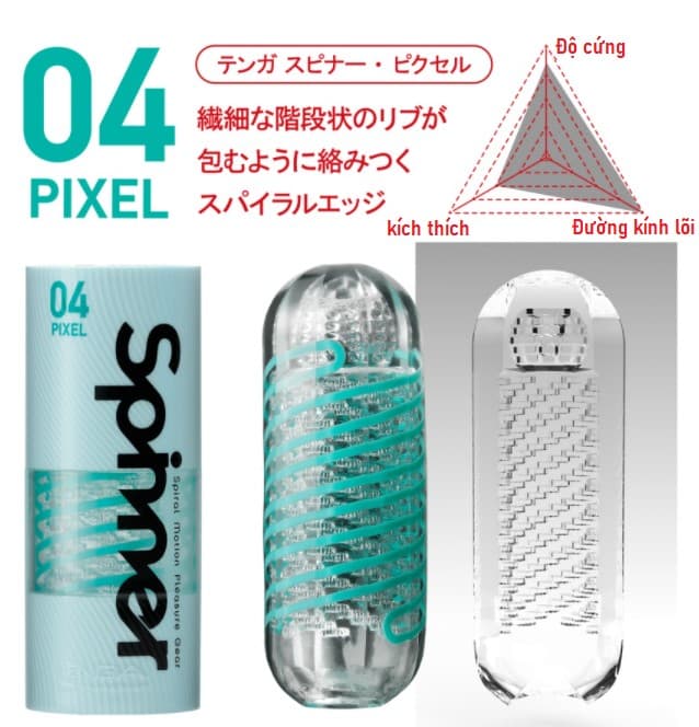Cốc Thủ Dâm Tenga Spinner SHP1215 Cao Cấp Siêu Thực Tế