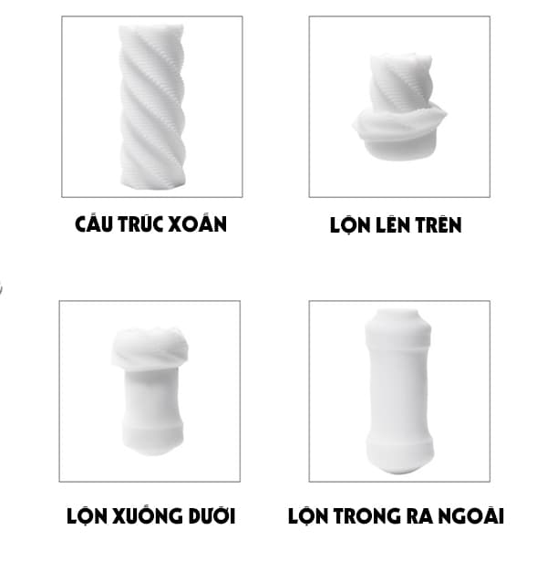 Cốc Thủ Dâm Tenga 3D Spiral SHP1217 Nhật Bản Cao Cấp Chính Hãng