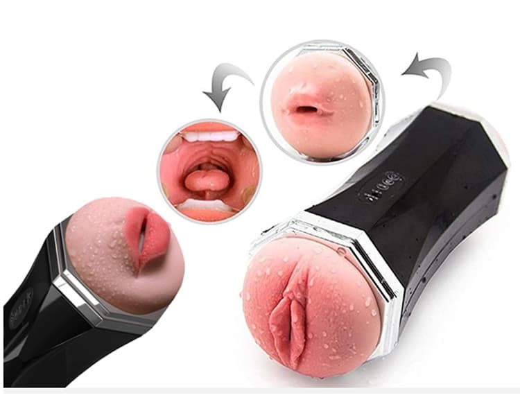 Âm đạo giả 2 đầu SHP1353 bú mút liếm chân thực, siêu kích thích
