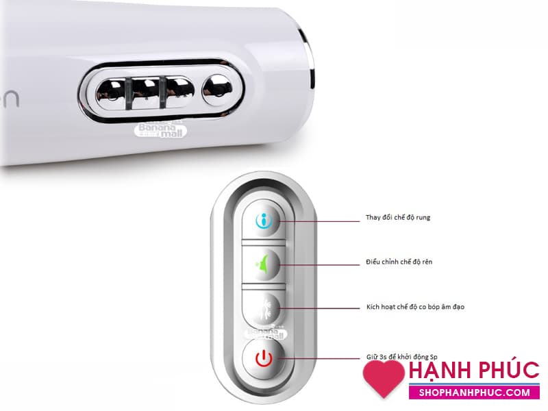 WiTen SHP1022 cốc thủ dâm rung co thắt LED tiện ích giá tốt