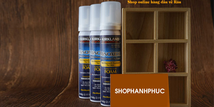 Minoxidil Kirkland 5 mọc râu nhanh chính hãng USA