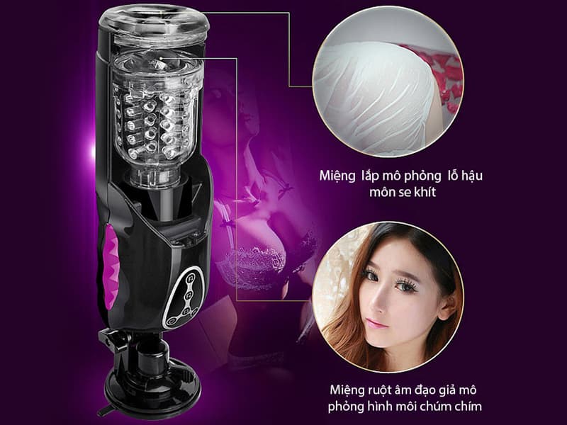 Âm đạo giả tự động rung thụt TeneCopic cao cấp Âm đạo giả tự động rung thụt TeneCopic cao cấp