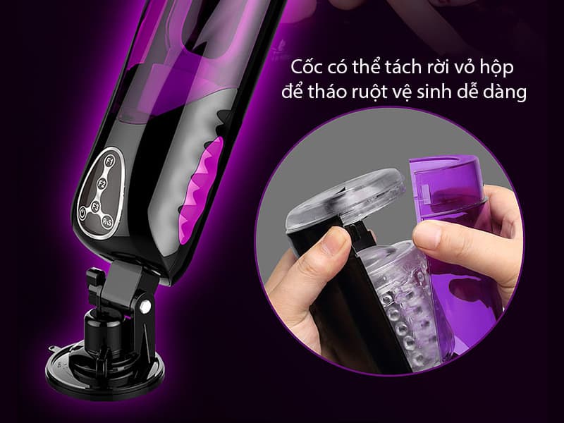 Âm đạo giả tự động rung thụt TeneCopic cao cấp Âm đạo giả tự động rung thụt TeneCopic cao cấp