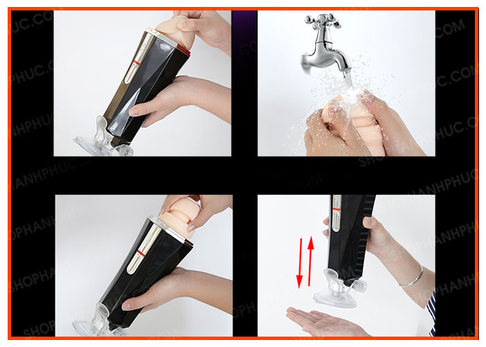 Leten Diamon âm đạo giả bơm hơi tiện dụng bảo hành 1 năm giao hàng nhanh