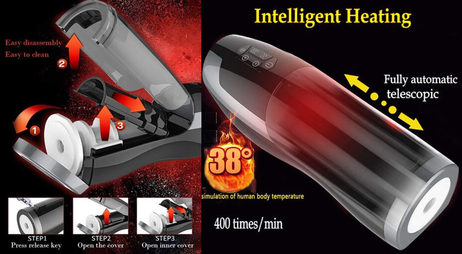 Japan SHP135 Rechargeable Auto Vibrator Realistic Pleasure Toy
