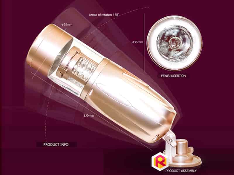 Máy Bú Mút Nam SHP190 2500 Chế Độ Đồ Chơi Tình Dục Cao Cấp