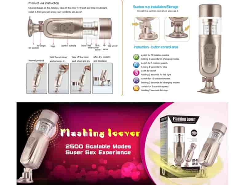 Máy Bú Mút Nam SHP190 2500 Chế Độ Đồ Chơi Tình Dục Cao Cấp