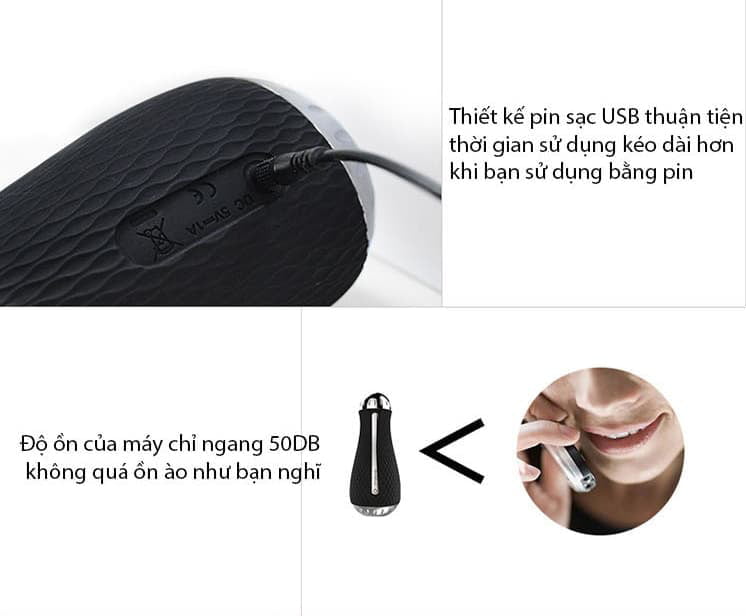 3D Nalone Jack âm hộ giả Bluetooth Japan silicon cao cấp đen