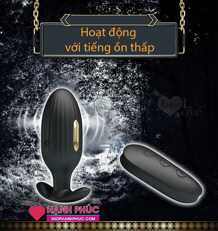 Máy rung xung điện Prettylove Kelly silicon rung lắc mạnh tăng khoái cảm