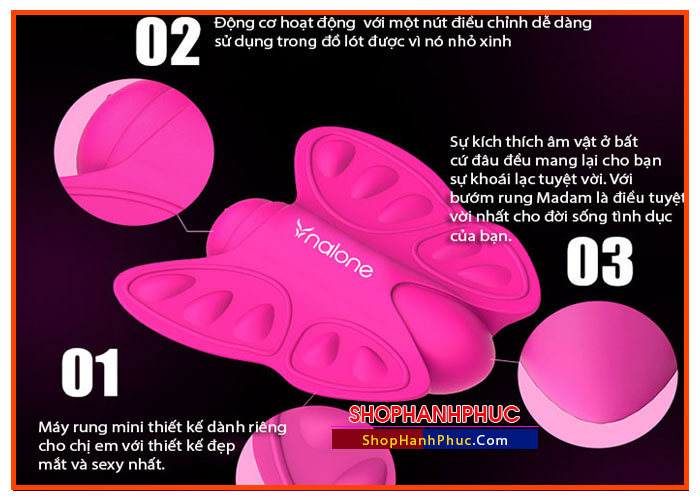 Đồ Chơi Người Lớn Hình Bướm Rung Tình Yêu Kích Thích Mạnh Mẽ