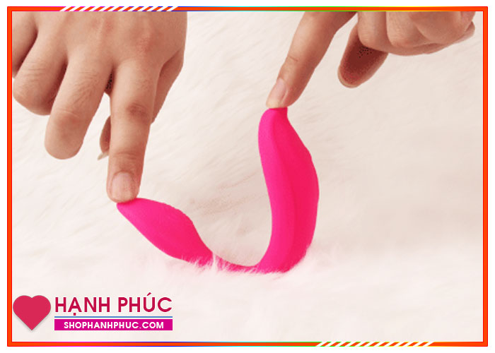 Máy Rung 2 Đầu WoYes Nhật Bản Hồng Đa Chức Năng Tiện Dụng