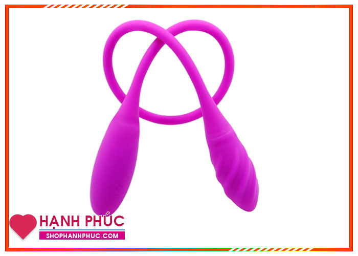 Đồ chơi người lớn nữ 2 đầu SHP1105 rung mạnh 7 chế độ hồng