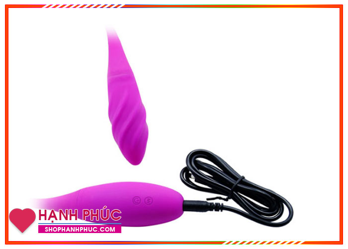 Đồ chơi người lớn nữ 2 đầu SHP1105 rung mạnh 7 chế độ hồng