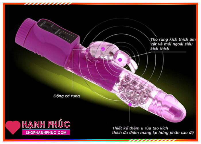 Đồ Chơi Người Lớn Nữ DVG Rung 2 Đầu SHP1106 Tăng Khoái Cảm