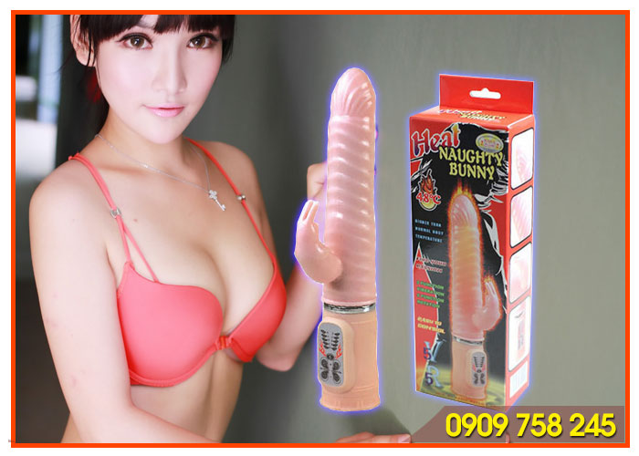 Dương vật giả tỏa nhiệt Heat Naughty Bunny tai thỏ