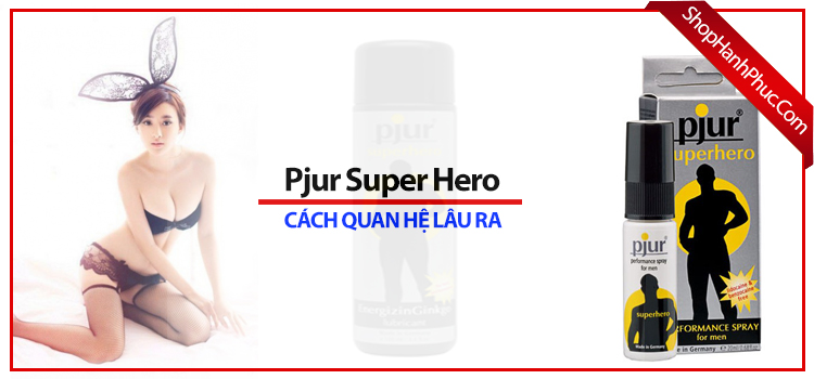 Pjur Super Hero Delay Spray Prolong Sex Lasting Performance
