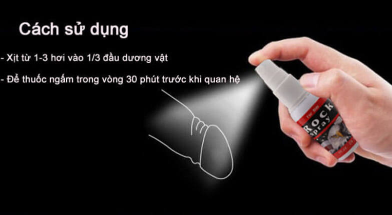  Review Rock Spray - Chai Xịt Lâu Ra Hỗ Trợ Kéo Dài SHP77 hàng xách tay