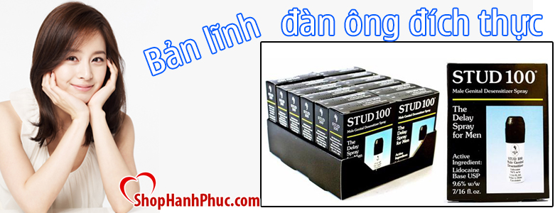 Chai xịt Stud 100 kéo dài thời gian yêu tốt nhất công nghệ mới