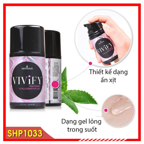 Sensuva ViviFy 50ml kem bôi trơn se khít âm đạo cao cấp USA 