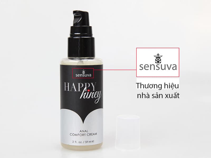 Happy Hiney kem bôi trơn hậu môn Mỹ cao cấp giảm đau mượt mịn