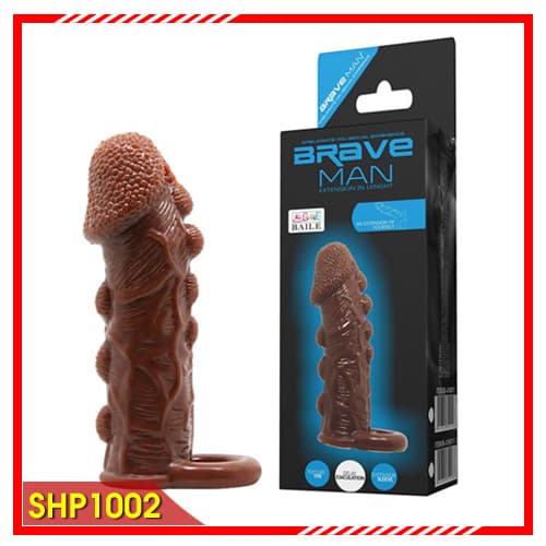 Bao Cao Su Đôn Dên Brown Đầu Hình Trứng Cá SHP1002 Giá Tốt 