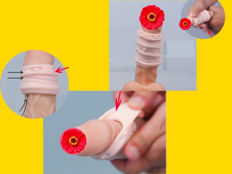 Don Ring bao cao su đôn khúc 2 miếng gân gai tăng khoái cảm