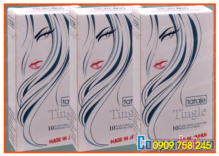 Bao cao su siêu mỏng Tingle Nhật Bản an toàn kích thích cuộc yêu