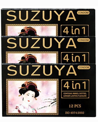 Bao cao su siêu mỏng Suzuya SHP92 an toàn mềm mại kích thích