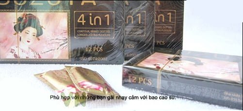 Bao cao su siêu mỏng Suzuya SHP92 an toàn mềm mại kích thích