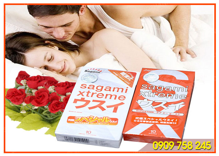 Bao cao su Sagami siêu mỏng kéo dài thời gian quan hệ an toàn