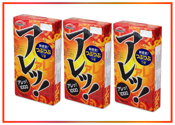 Bao cao su Sagami Are Are siêu mỏng Nhật Bản 12c an toàn thoải mái