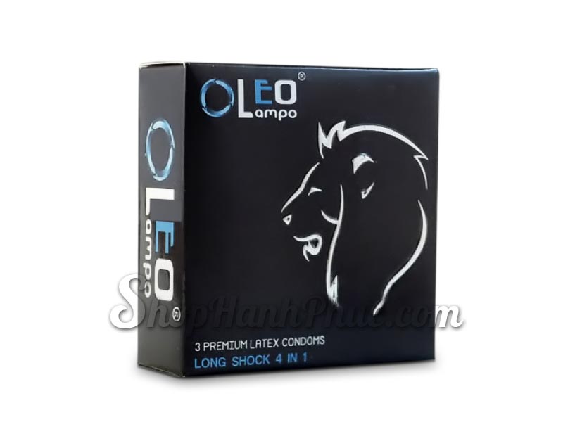 Bao cao su Oleo Lampo 3in1 siêu mỏng, kéo dài, tăng khoái cảm