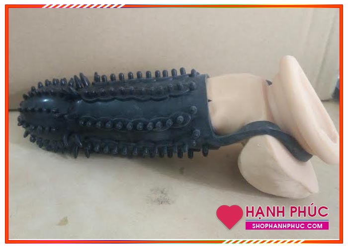 Bao Cao Su Gân Gai Black Tăng Khoái Cảm Kích Thích Đam Mê