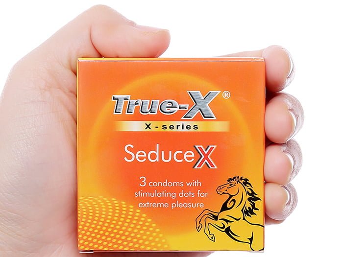 Bao cao su gai True X 3 cái tăng khoái cảm kích thích nàng phê cực đỉnh 