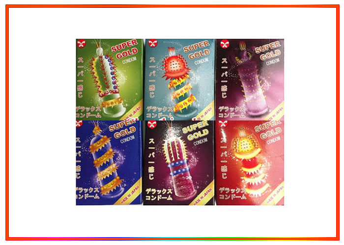 Textured stimulating spiked condom for new thrills