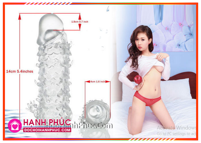 Textured Stimulating Condom for Female Enhanced Sensation