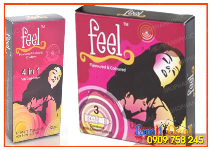 Bao cao su Feel kéo dài thời gian quan hệ tăng khoái cảm SHP381