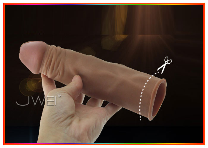 Bao cao su đôn dên làm to dương vật thêm 5cm - Tăng kích thước