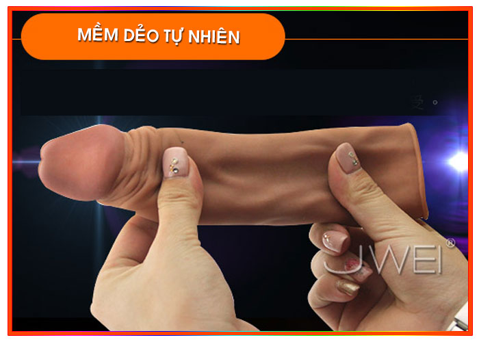 Bao cao su đôn dên làm to dương vật thêm 5cm SHP433 mềm mịn an toàn bảo hành